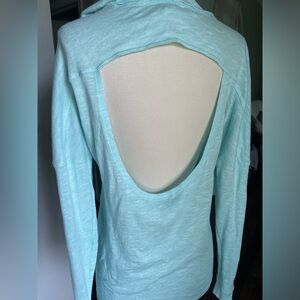 Vs PINK open back long sleeve tshirt hoodie S